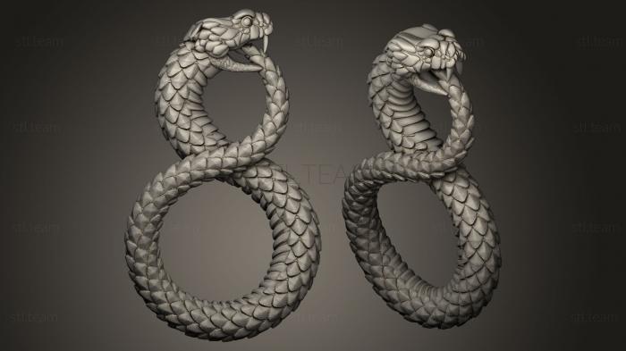 Статуэтки животных Змея восемь